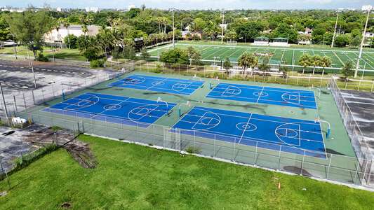 Georgia Jones-Ayers Middle School Outdoor Basketball Courts in Miami 2