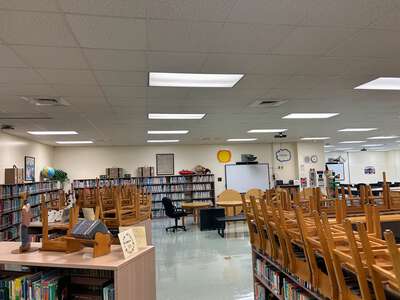 Leewood K-8 Center Library in Miami