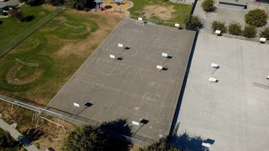 Mulcahy Middle School Outdoor Basketball Courts 1 in Tulare 3