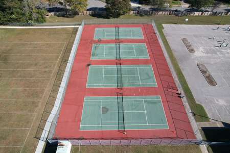 Brandon Middle School Tennis Courts in Virginia Beach