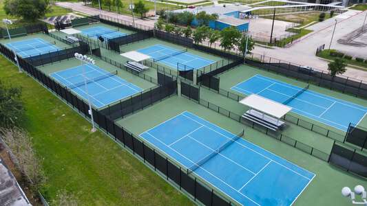 Westbury High School Tennis Courts in Houston