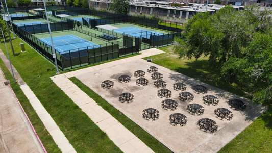 Westbury High School Tennis Courts in Houston