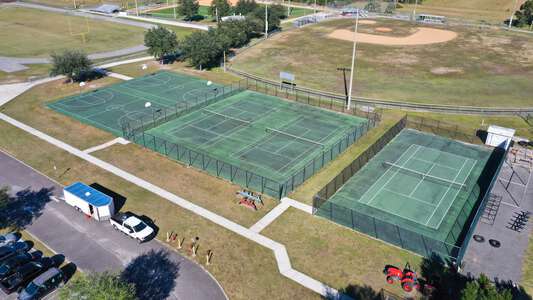 Taylor Middle-High School Outdoor Basketball Courts in Pierson 2