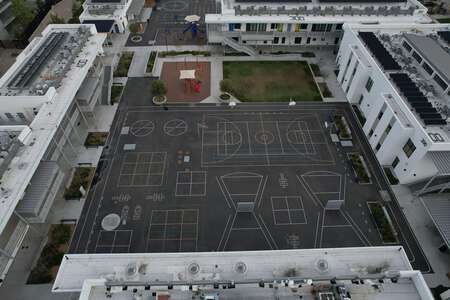 Central Elementary School Outdoor Basketball Courts in San Diego