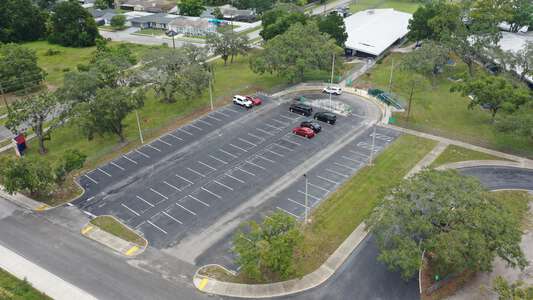 Calusa Elementary School Parking Lot in New Port Richey