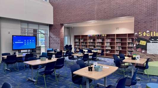 John Q. Adams Elementary School Library in Dallas
