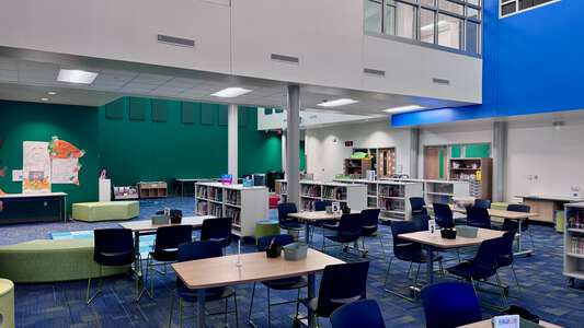 John Q. Adams Elementary School Library in Dallas