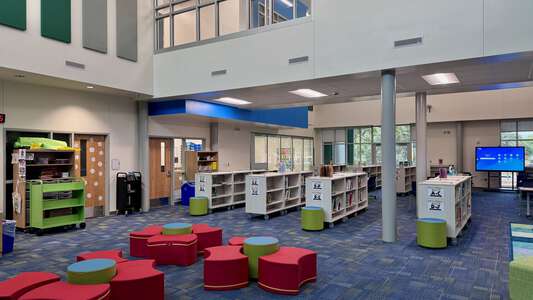 John Q. Adams Elementary School Library in Dallas