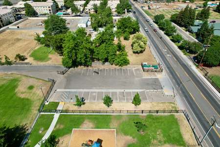 Cunningham Elementary School Parking Lot - Side in Turlock
