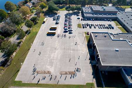 Brandon Middle School Parking Lot - Staff in Virginia Beach