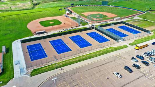Legacy High School Tennis Courts in Broomfield