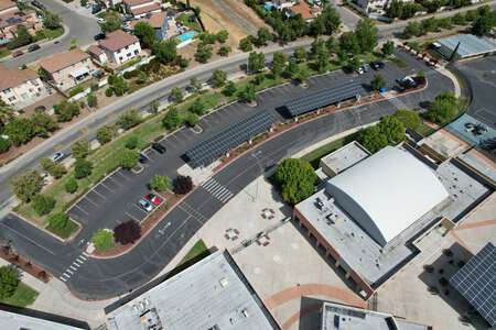 Lone Tree Elementary School Parking Lot in Antioch