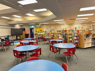 Wilson Elementary School Library in Fresno