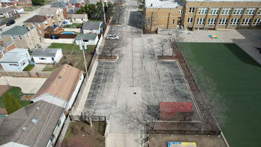 Oriole Park Elementary School Parking Lot in Chicago 2