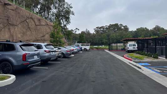 Solana Santa Fe Elementary School Parking Lot in Rancho Santa Fe