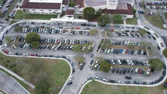 Charles W Flanagan High School Parking Lot - North in Pembroke Pines