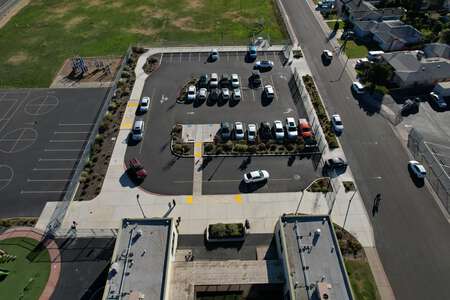Clyde W. Needham Elementary School Parking Lot in Lodi