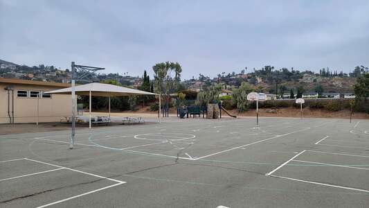 Bancroft Elementary School Outdoor Basketball Courts in Spring Valley