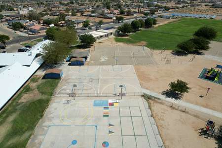 Robert P. Ulrich Elementary School Outdoor Basketball Courts in California City 3