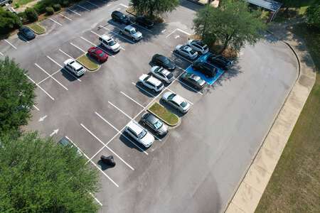 Olympia Learning Center Parking Lot - Back in Columbia