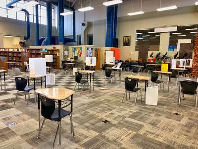 Lively Middle School Library in Austin