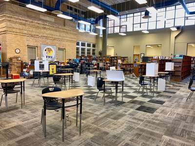 Lively Middle School Library in Austin
