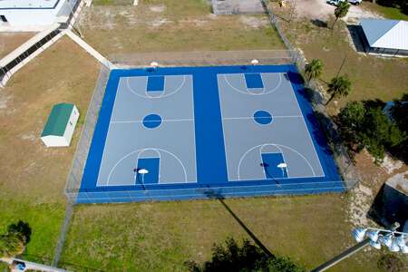 Lemuel Teal Middle School Blacktop / Basketball Courts in Lehigh Acres