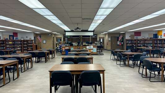 Bonita Springs Middle School Library in Bonita Springs