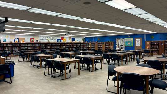 Bonita Springs Middle School Library in Bonita Springs
