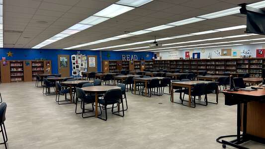 Bonita Springs Middle School Library in Bonita Springs