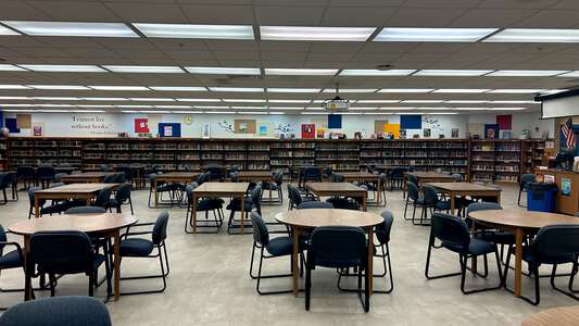Bonita Springs Middle School Library in Bonita Springs