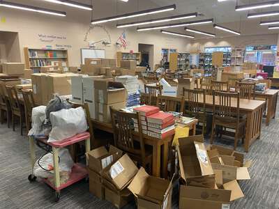 Horizon Middle School Media Center in Kissimmee