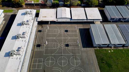 Cave Language Academy Outdoor Basketball Courts in Vallejo