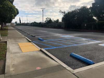 Peters 4-6 Elementary School Parking Lot - Side in Garden Grove