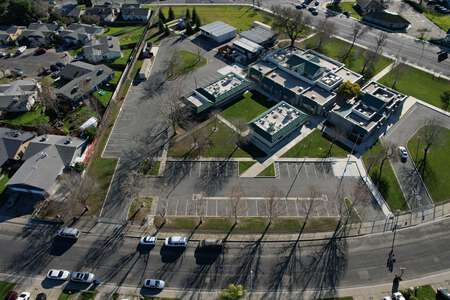 Plaza Robles High School Parking Lot in Stockton