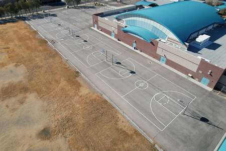 Tarkanian - Lois and Jerry Middle School Outdoor Basketball Courts in Las Vegas