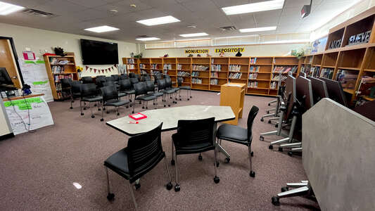 Motley Elementary School Library in Mesquite