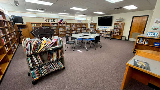 Motley Elementary School Library in Mesquite