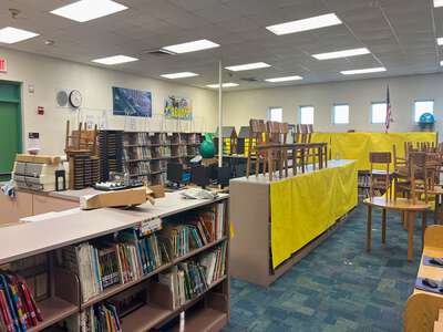 Olympia Heights Elementary School Library in Miami