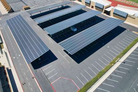 Escondido High School Parking Lot - Students in Escondido