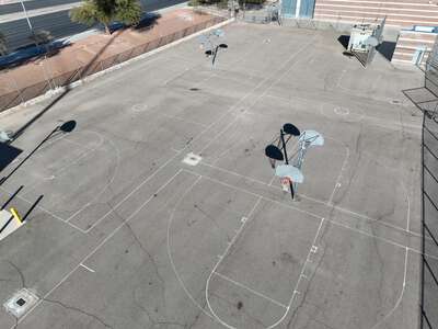 Western High School Outdoor Basketball Courts in Las Vegas