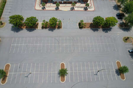 Memorial Stadium Parking Lot in Columbia
