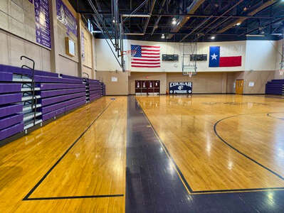 Small Middle School Main Gym in Austin