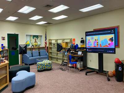 Nova Blanche Forman Elementary School Media Center in Davie