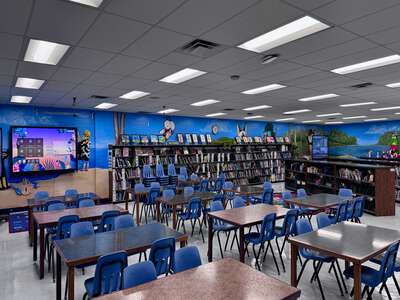 Riverview Elementary School (3641) Library in Riverview