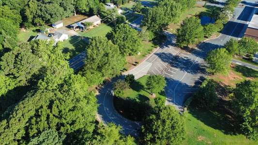 Hornets Nest Elementary School Parking Lot - Roundabout in Charlotte 2