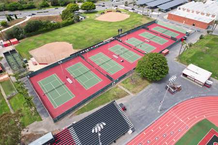 San Clemente High School Tennis Courts in San Clemente