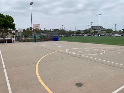 Coronado Middle School Outdoor Basketball Courts 2 in Coronado
