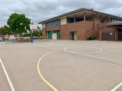 Coronado Middle School Outdoor Basketball Courts 2 in Coronado