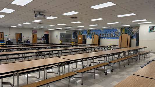 Western Oaks Middle School Cafeteria in Bethany